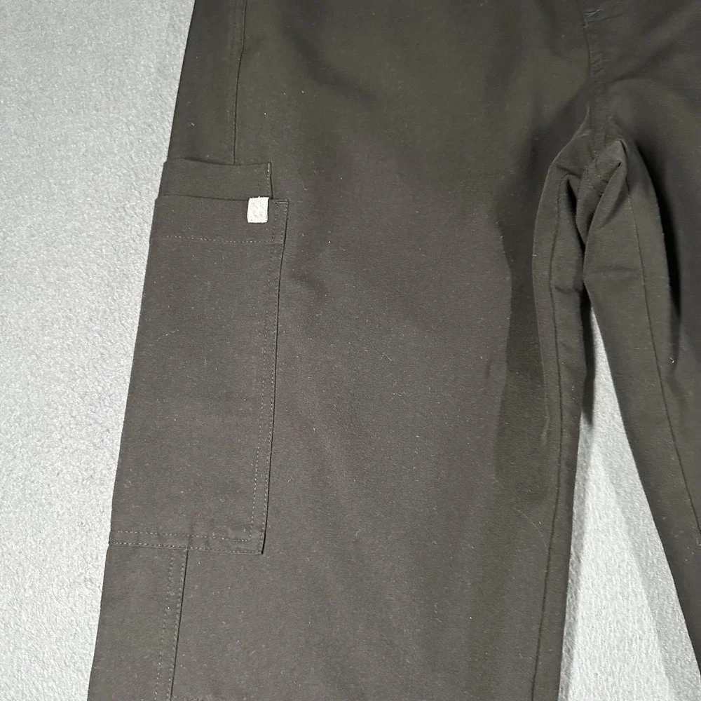 FIGS Axim Technical Collection Cargo Pants Mens Large Black Scrub 32 Inseam